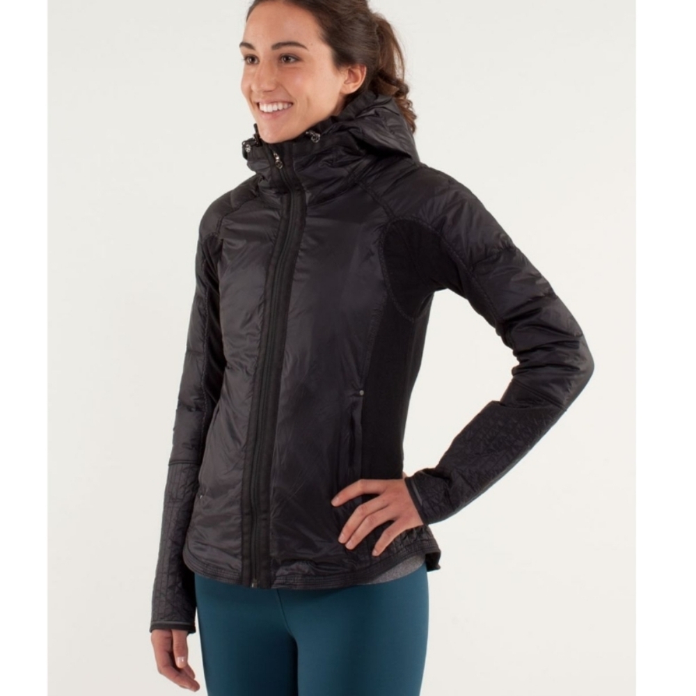Lululemon Run Bundle Up Black Full-Zip Jacket Size 4